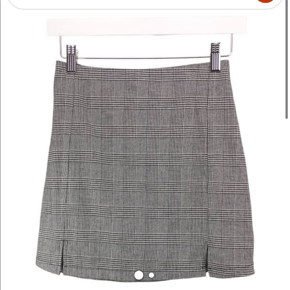 plaid brandy melville john galt skirt NWT